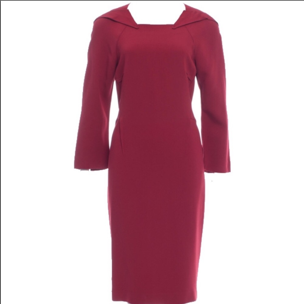 ONE DAY SALE!! Roland Mouret Garnet Crepe Sz 6